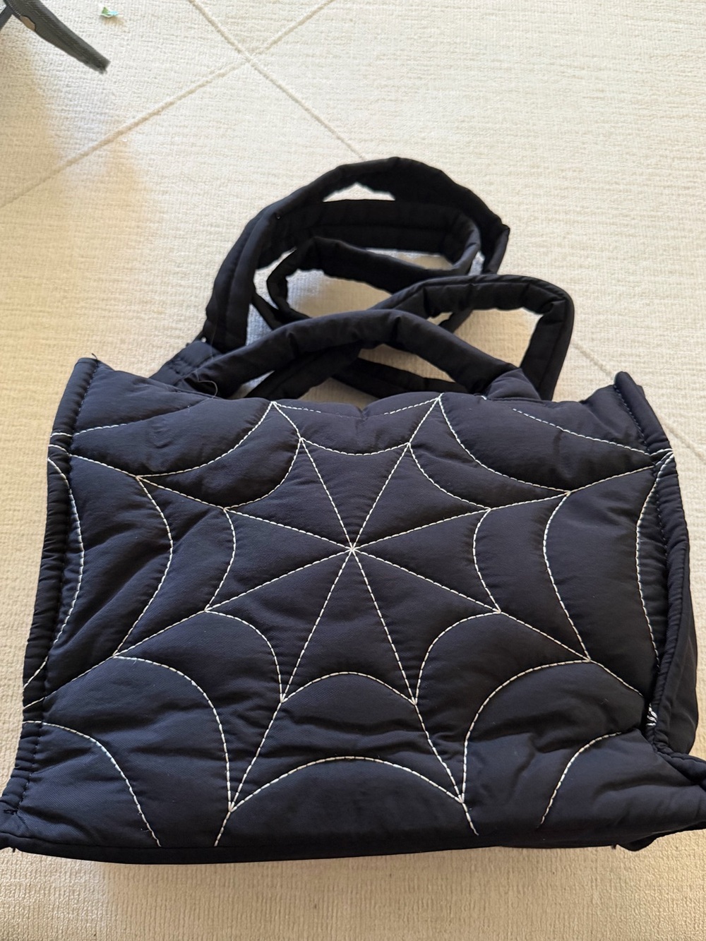Wicked Misfit Spiderweb Puff Tote - Picture 3 of 7